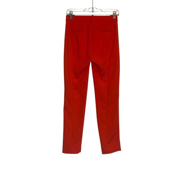 J.Crew orangy red high rise Cameron pants size 0 - Picture 8 of 10
